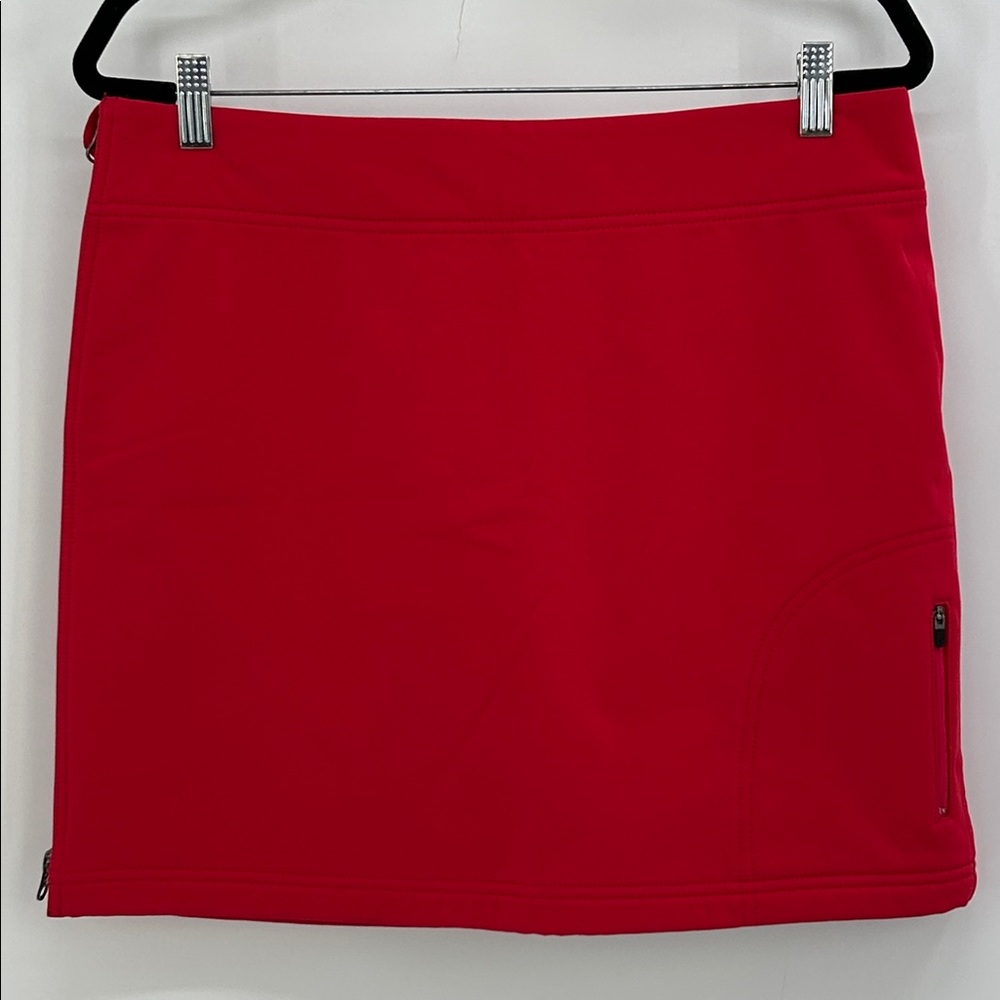 Title Nine Cold Killer Fleece Ski Skirt Side Zip Size 8 - Picture 2 of 7